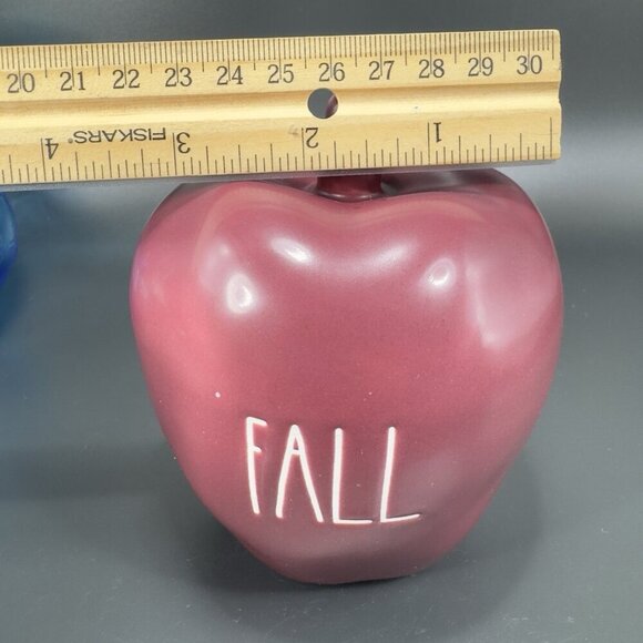 Rae Dunn Decorative Ceramic Apple Figurine Decor Artisan Collection Marked Fall - Picture 4 of 9